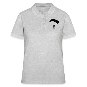 Parachute - Polo Femme - gris chiné - Devant - Ailine (174cm)