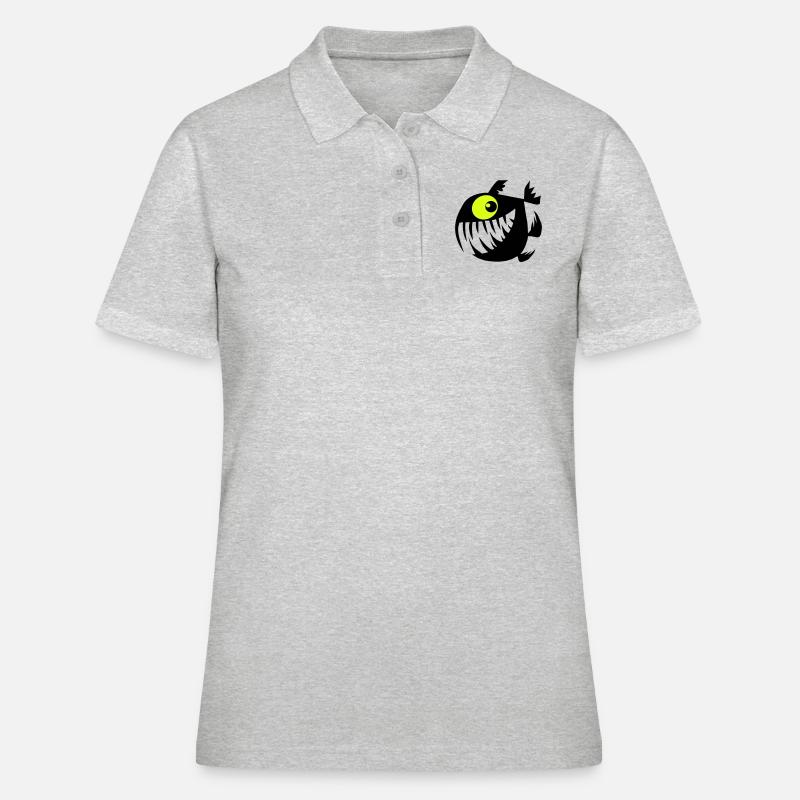 Merry Perry - Women's Polo Shirt - heather grey