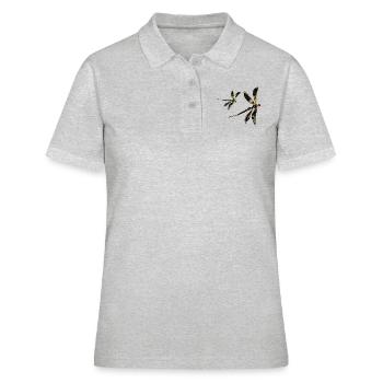 Important - Polo Femme - gris chiné - Devant - Ailine (174cm)