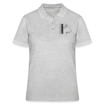 PROFIL BELGE LAEKENOIS Wilsigns - Polo Femme - gris chiné - Devant - Ailine (174cm)