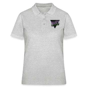 culinary restaurant cool chef curry cookery - Frauen Polo Shirt - Grau meliert - Vorne - Ailine (174cm)