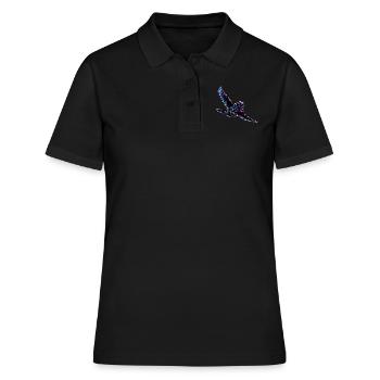 Adler Pilote de chasse - Polo Femme - noir - Devant - Ailine (174cm)