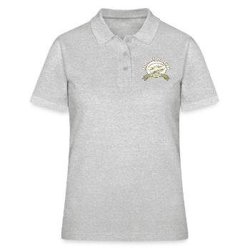 Sound - Oldschool - Frauen Polo Shirt - Grau meliert - Vorne - Ailine (174cm)