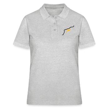 Escalade - Polo Femme - gris chiné - Devant - Ailine (174cm)