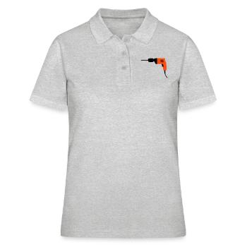 outils - Polo Femme - gris chiné - Devant - Ailine (174cm)