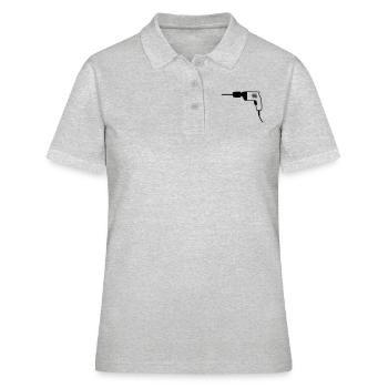 outils - Polo Femme - gris chiné - Devant - Ailine (174cm)