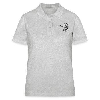 compteur vitesse - Polo Femme - gris chiné - Devant - Ailine (174cm)