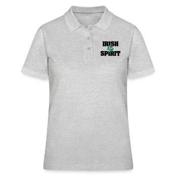 Irish In Spirit - Polo Femme - gris chiné - Devant - Ailine (174cm)