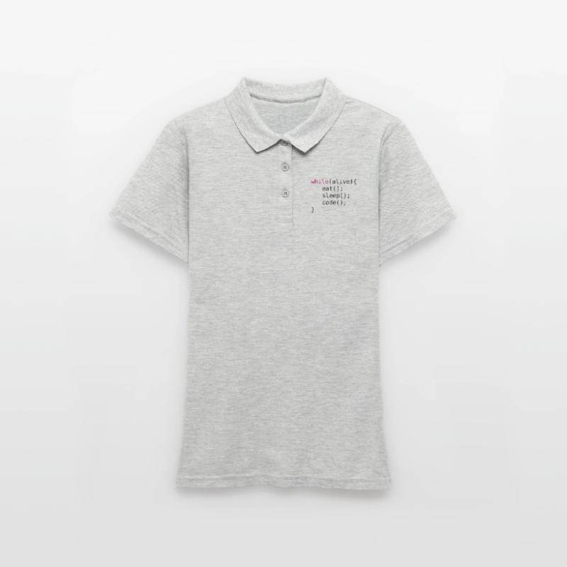 Funny code source code Women's Polo Shirt