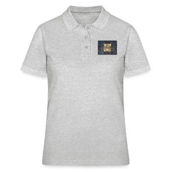 Coquille Saint-Jacques Camino de Santiago - Polo Femme - gris chiné - Devant - Ailine (174cm)