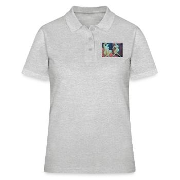 Adam and Eve - Women's Polo Shirt - heather grey - Front - Ailine (174cm)