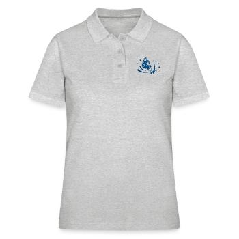 HOCKEY - Polo Femme - gris chiné - Devant - Ailine (174cm)
