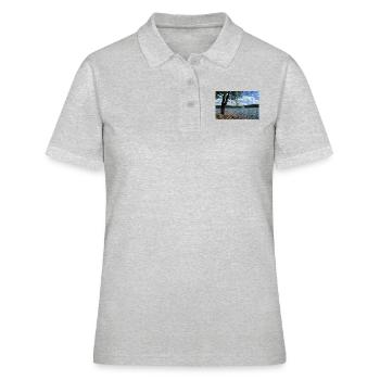 See Idylle - Frauen Polo Shirt - Grau meliert - Vorne - Ailine (174cm)