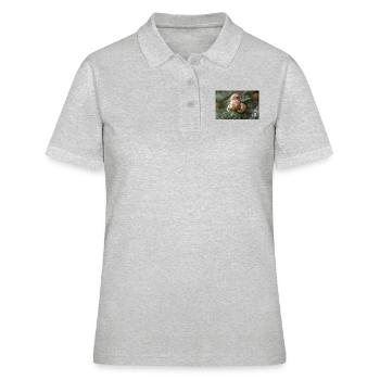 Cyprès d’Italie aussi cyprès de Méditerranée - Polo Femme - gris chiné - Devant - Ailine (174cm)