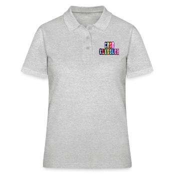 Erste Schultag Erster Erster schultag Erste Klasse - Frauen Polo Shirt - Grau meliert - Vorne - Ailine (174cm)