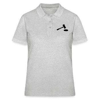 Richter Hammer - Frauen Polo Shirt - Grau meliert - Vorne - Ailine (174cm)