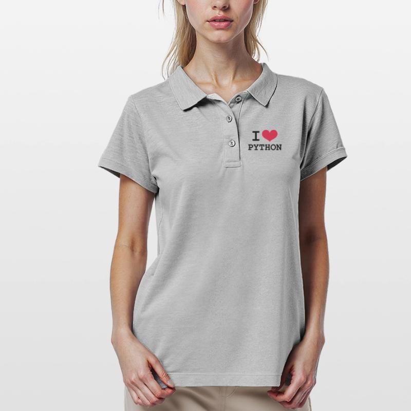 I Love Python Polo Femme