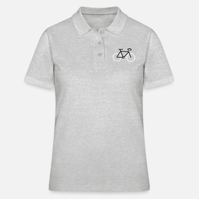 Bicycle - Women's Polo Shirt - heather grey