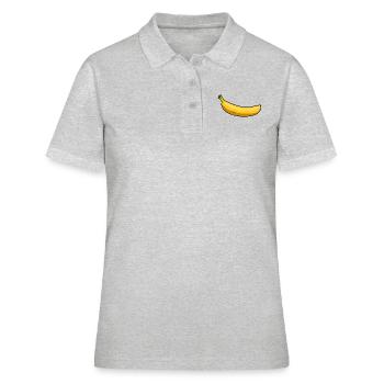 Banane - Polo Femme - gris chiné - Devant - Ailine (174cm)