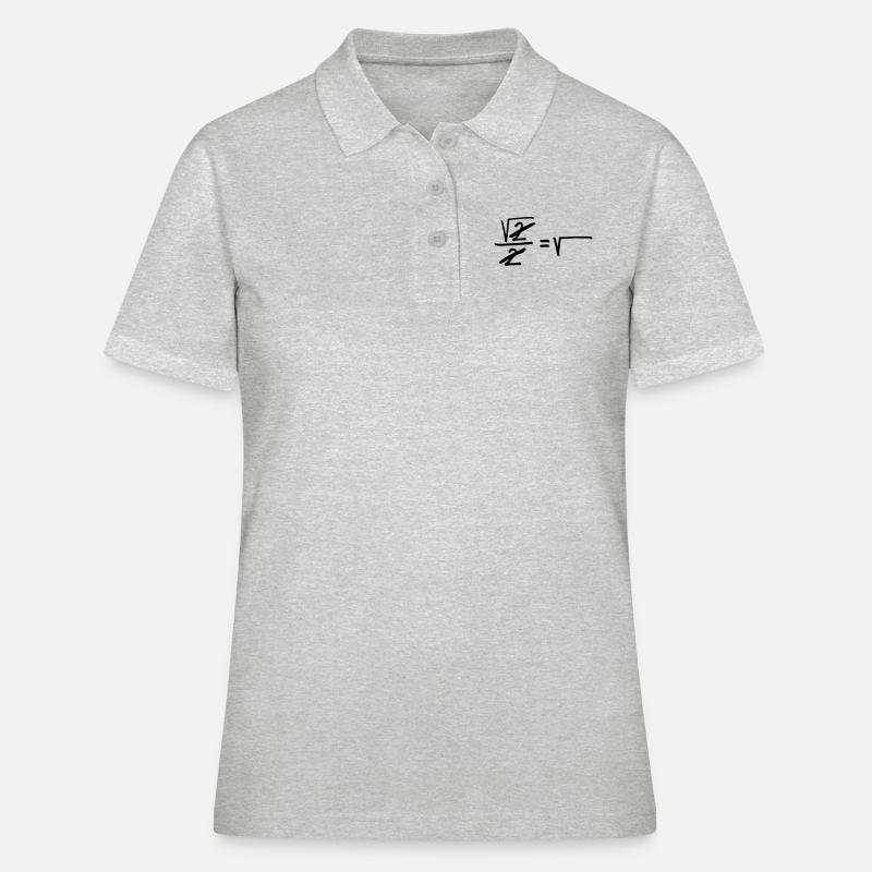 Maths - Women's Polo Shirt - heather grey