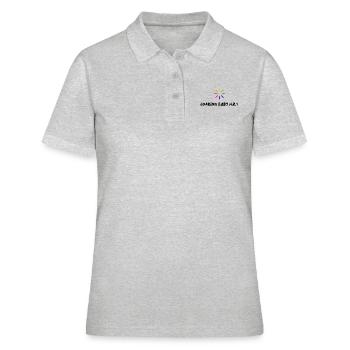 Loading baby No. 1 funny saying pregnancy - Women's Polo Shirt - heather grey - Front - Ailine (174cm)