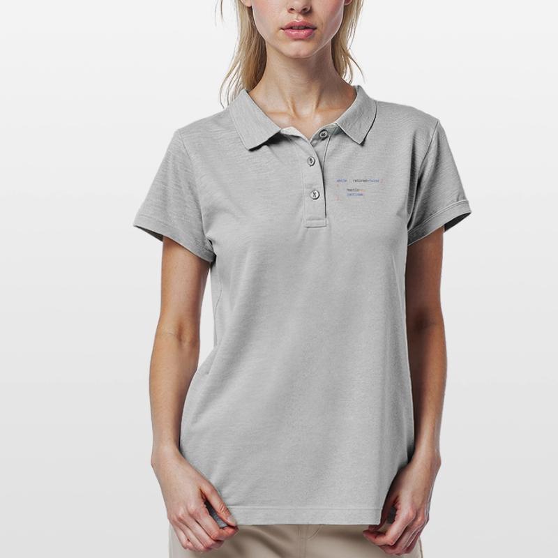 CONTINUE HUSTLE WHILE NOT RETIRED - JAVA CODE Frauen Polo Shirt