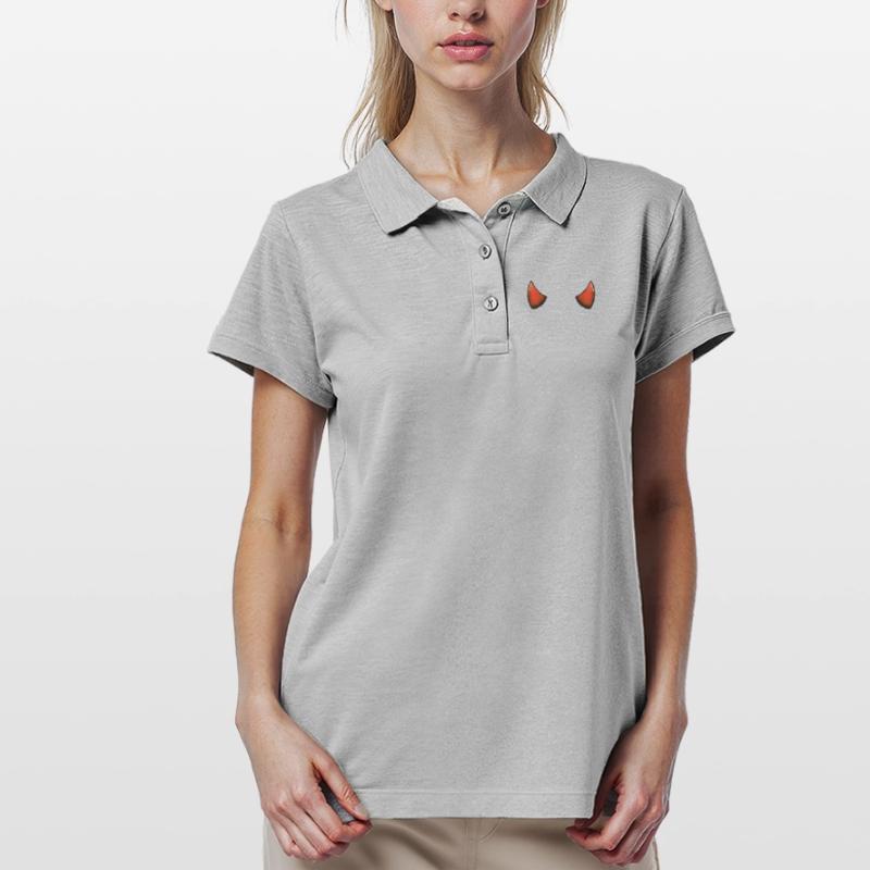 Devil's Horn Devil's Devil's Woman Devil's Guy Women's Polo Shirt