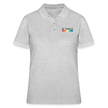 El Hierro - Espagne - Iles Canaries - Kanaren - Polo Femme - gris chiné - Devant - Ailine (174cm)