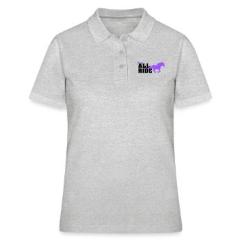 all ride - Women's Polo Shirt - heather grey - Front - Ailine (174cm)