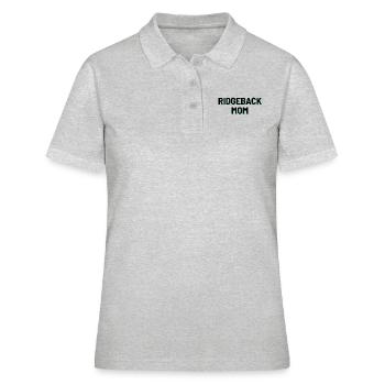 Ridgeback Mom - Frauen Polo Shirt - Grau meliert - Vorne - Ailine (174cm)