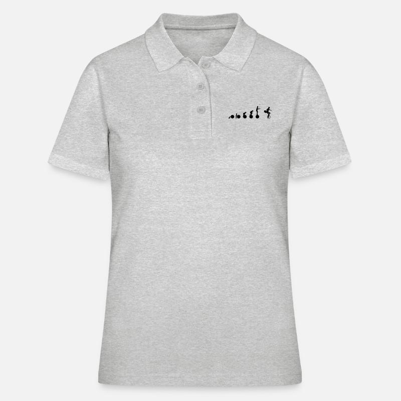 Circus evolution Man - Women's Polo Shirt - heather grey