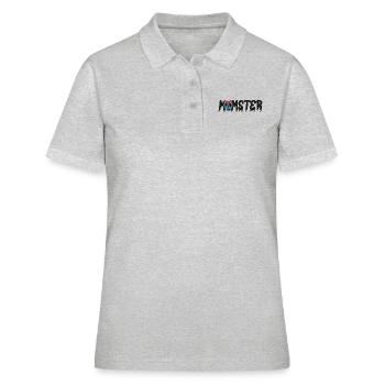 Halloween Momster - Mama is a monster - Women's Polo Shirt - heather grey - Front - Ailine (174cm)