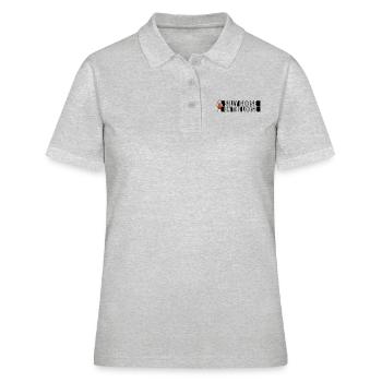 goose on the loose - Women's Polo Shirt - heather grey - Front - Ailine (174cm)