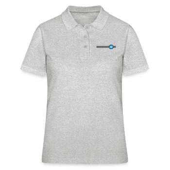 Racing 44 - Frauen Polo Shirt - Grau meliert - Vorne - Ailine (174cm)