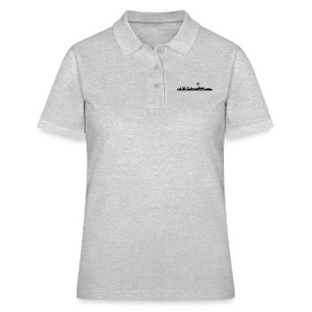 Skyline - Berchtesgaden - Frauen Polo Shirt - Grau meliert - Vorne - Ailine (174cm)