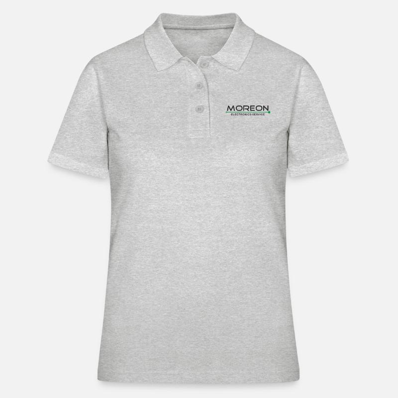 Moron Electronics - Women's Polo Shirt - heather grey