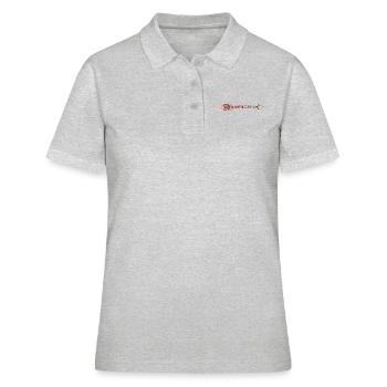 Tatouage tatouage tribal tatouages guerrier art - Polo Femme - gris chiné - Devant - Ailine (174cm)