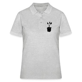 Cutting in breeding tray - Women's Polo Shirt - heather grey - Front - Ailine (174cm)