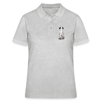 Dalmatian - Women's Polo Shirt - heather grey - Front - Ailine (174cm)