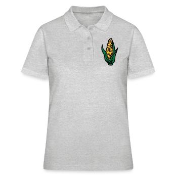 Corn maïs maïs corncob - Polo Femme - gris chiné - Devant - Ailine (174cm)