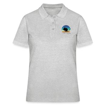 Love Degu - Frauen Polo Shirt - Grau meliert - Vorne - Ailine (174cm)