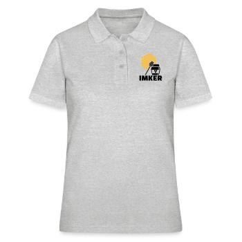 Imker - Frauen Polo Shirt - Grau meliert - Vorne - Ailine (174cm)
