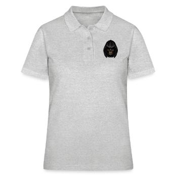 Tête de faucheuse - Polo Femme - gris chiné - Devant - Ailine (174cm)