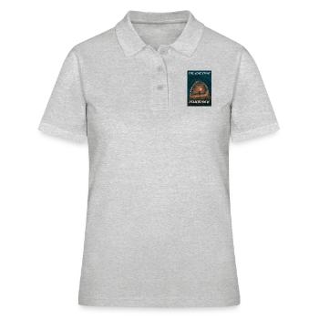 Votre aventure ! - Polo Femme - gris chiné - Devant - Ailine (174cm)