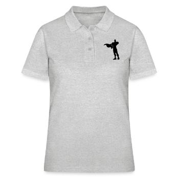 Supernatural Hero - Frauen Polo Shirt - Grau meliert - Vorne - Ailine (174cm)