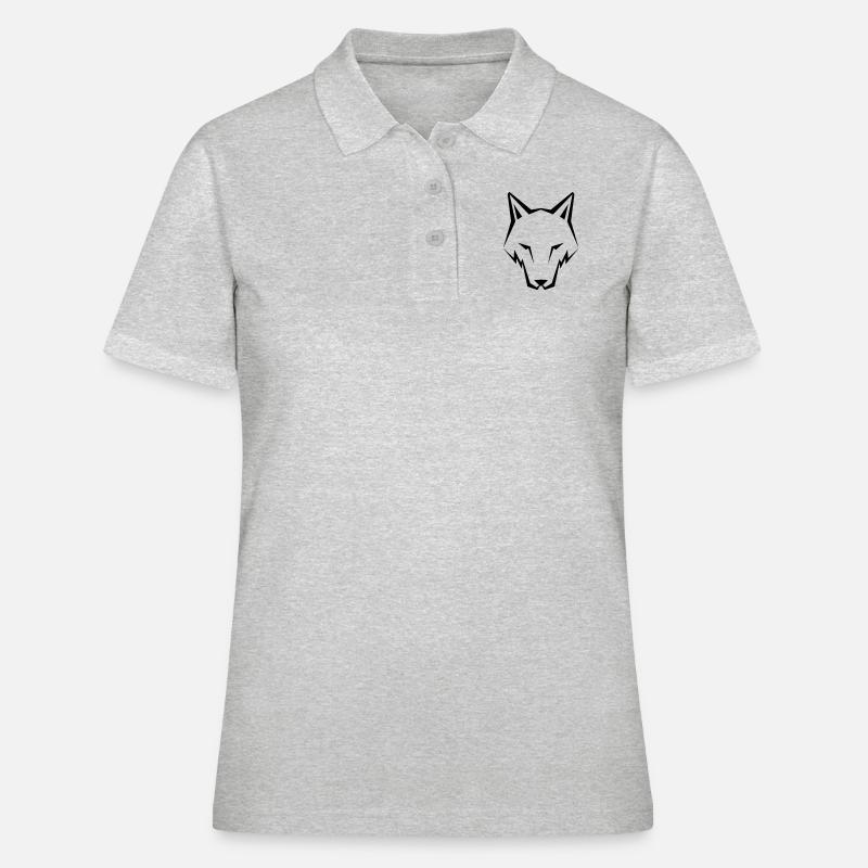 Wolf - Women's Polo Shirt - heather grey