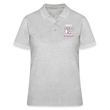 Malle Girls Tour - Frauen Polo Shirt - Grau meliert - Vorne - Ailine (174cm)
