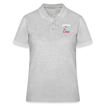 Cleaning Crew - Women's Polo Shirt - heather grey - Front - Ailine (174cm)