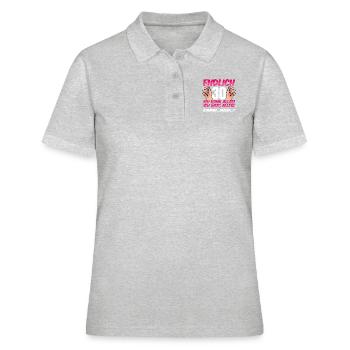 Endlich 30 Ich Kann Alles Ich Weiß Alles - Frauen Polo Shirt - Grau meliert - Vorne - Ailine (174cm)