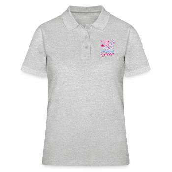 Birthday Queen 20 - Frauen Polo Shirt - Grau meliert - Vorne - Ailine (174cm)